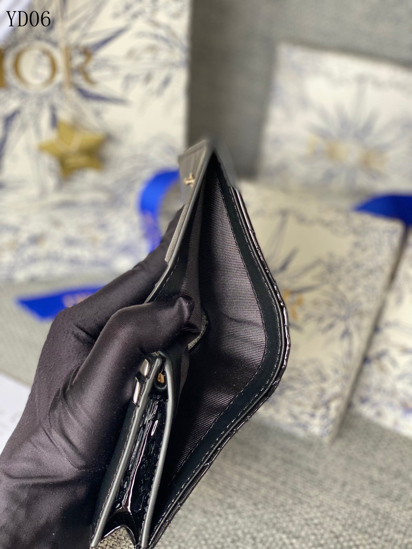 Quilted Leather Wallet