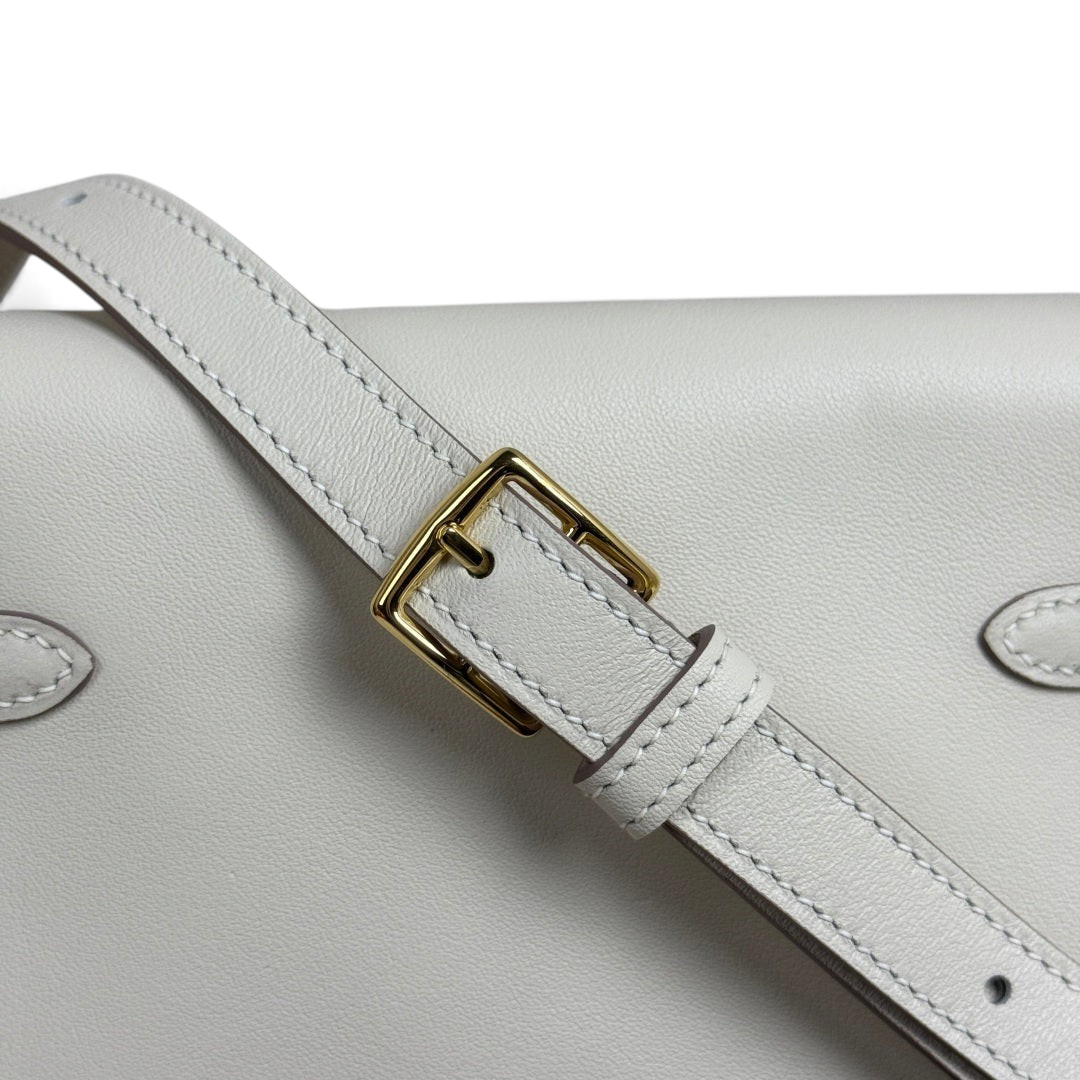 Kelly Moove Swift Leather Bag — Nata with Gold-Tone Hardware — product view 7