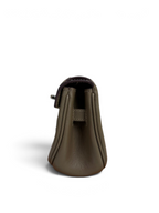 Kelly Moove Swift Leather Bag — Etoupe with Palladium-Tone Hardware — product view 4