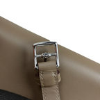 Kelly Moove Swift Leather Bag — Etoupe with Palladium-Tone Hardware — product view 8