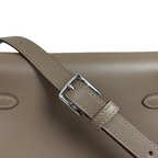 Kelly Moove Swift Leather Bag — Etoupe with Palladium-Tone Hardware — product view 7
