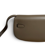 Kelly Moove Swift Leather Bag — Etoupe with Palladium-Tone Hardware — product view 5