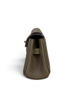 Kelly Moove Swift Leather Bag — Etoupe with Gold-Tone Hardware — product view 4