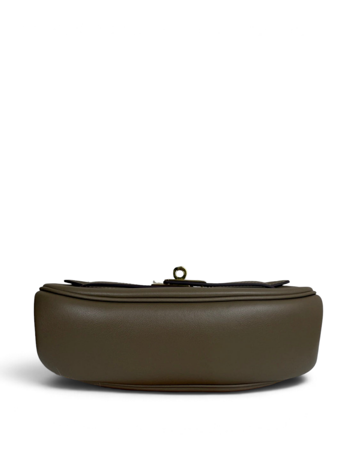 Kelly Moove Swift Leather Bag — Etoupe with Gold-Tone Hardware — product view 3