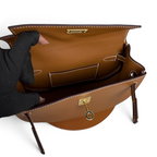 Kelly Moove Swift Leather Bag — Gold with Gold-Tone Hardware — product view 7
