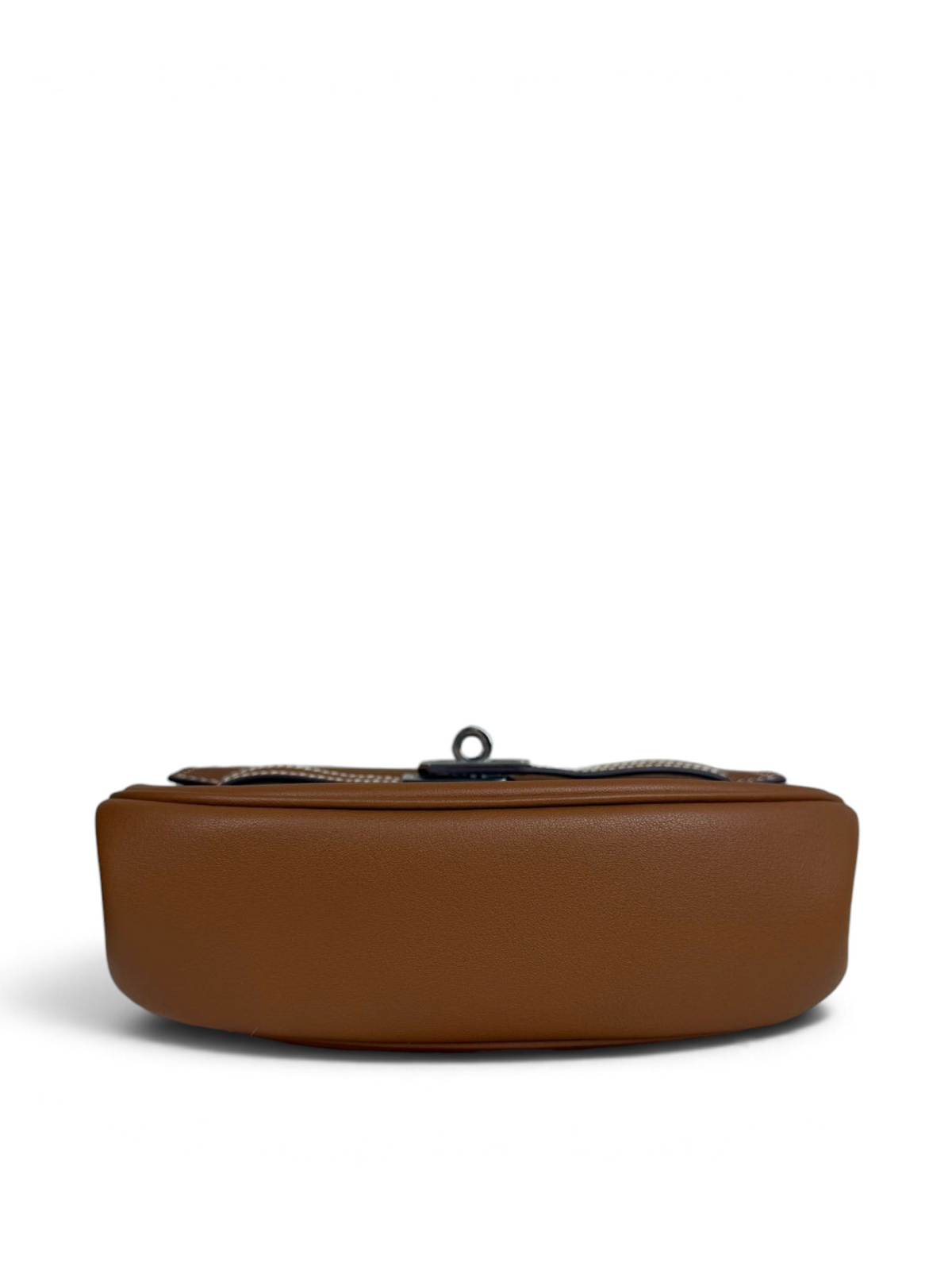 Kelly Moove Swift Leather Bag — Gold with Palladium-Tone Hardware — product view 3