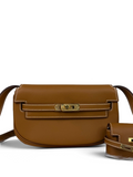 Kelly Moove Swift Leather Bag — Gold with Gold-Tone Hardware — product view 1