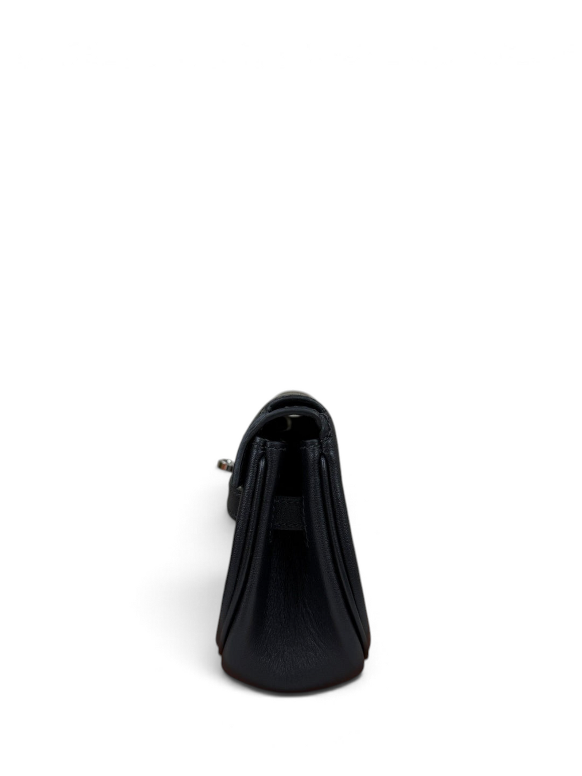 Kelly Moove Swift Leather Bag — Noir with Palladium-Tone Hardware — product view 4