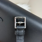 Kelly Move Moon Bag – Swift Leather, Silver hardware