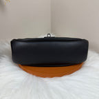 Kelly Move Moon Bag – Swift Leather, Silver hardware