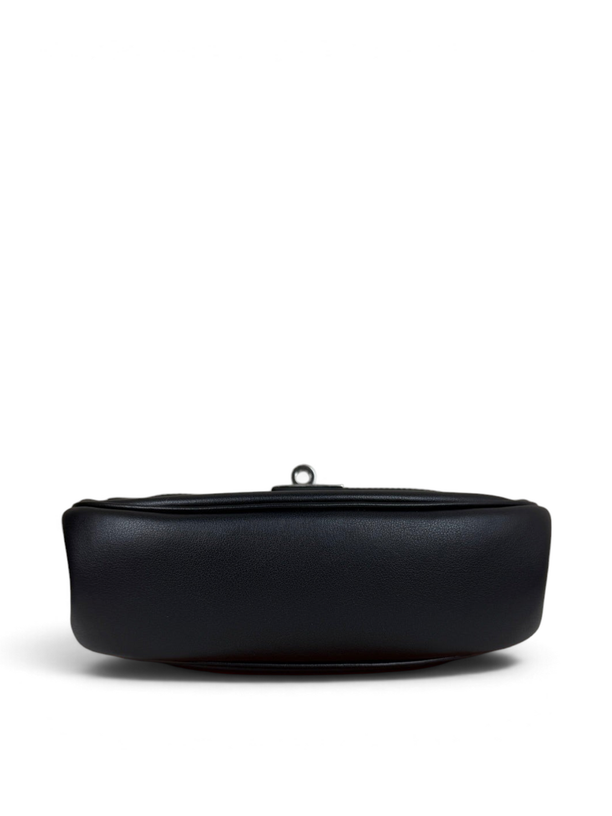 Kelly Moove Swift Leather Bag — Noir with Palladium-Tone Hardware — product view 3