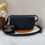 Kelly Move Moon Bag – Swift Leather, Gold hardware