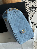 25 Medium Quilted Hobo Handbag