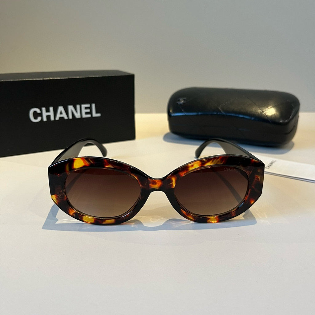 Oval Polarized Acetate Sunglasses - Tortoiseshell - View 2