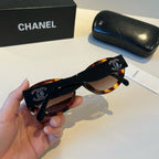 Oval Polarized Acetate Sunglasses - Tortoiseshell - View 6