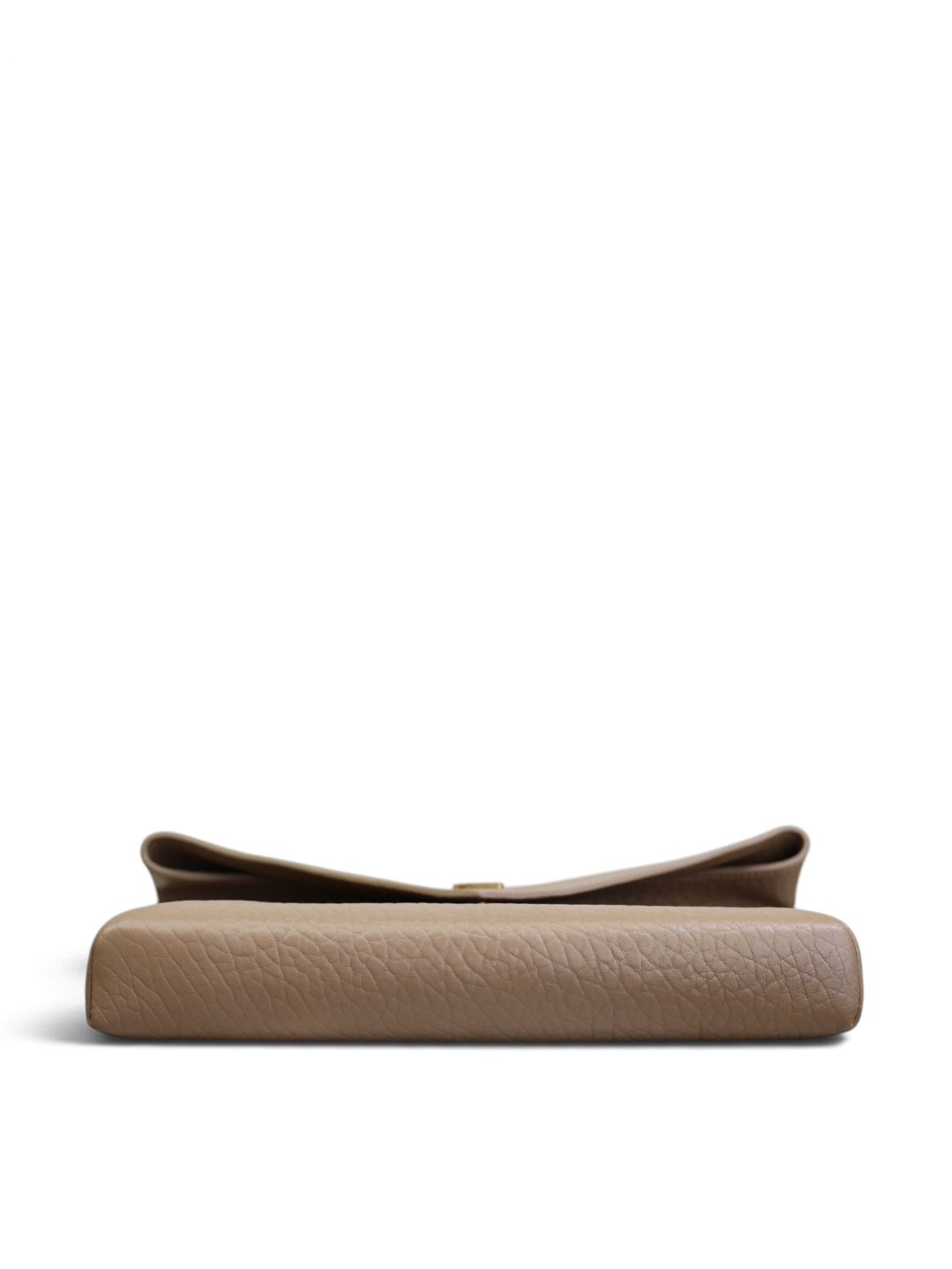 Leather Envelope Clutch 29.5cm - Khaki - View 6