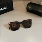 Embellished Cat-Eye Sunglasses - Black/Gold - View 9