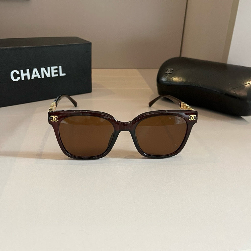 Embellished Cat-Eye Sunglasses - Black/Gold - View 2