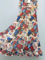 Floral Appliqué Camisole Maxi Dress - Multicolor Floral - View 6