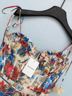 Floral Appliqué Camisole Maxi Dress - Multicolor Floral - View 2