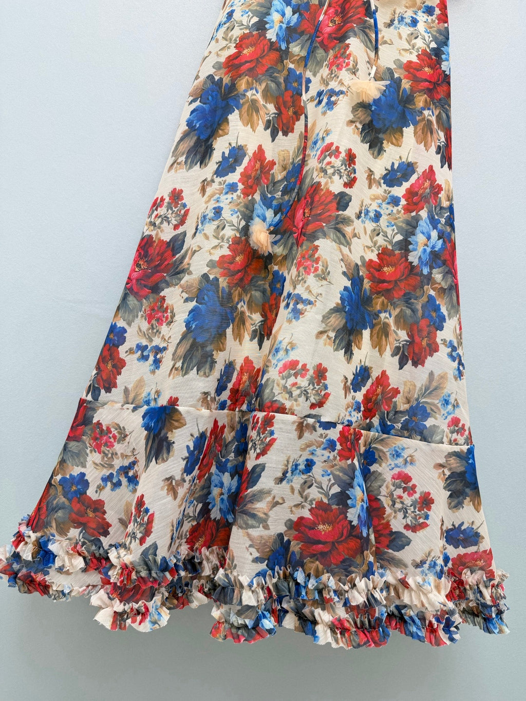 Floral Appliqué Camisole Maxi Dress - Multicolor Floral - View 5