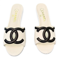 Double C Mid-Heel Slide Sandals