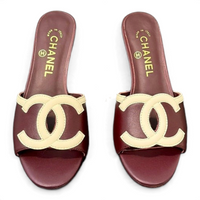 Double C Mid-Heel Slide Sandals