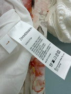 Lace-Trim Floral Maxi Dress - Ivory Floral - View 8