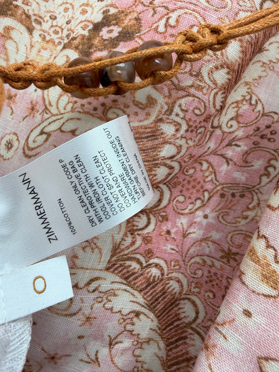 Bohemian Paisley Shirt Maxi Dress - Blush Pink Paisley - View 8