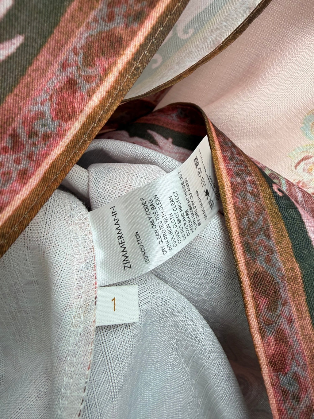 Floral Scarf-Belt High-Neck Maxi Dress - Blush Pink - View 17