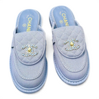 Turn-Lock Mule Slides - Light Blue - View 5
