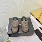 Turn-Lock Mule Slides - Charcoal Grey - View 5
