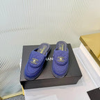 Turn-Lock Mule Slides - Royal Blue - View 3