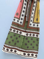 Paisley Print Shirt Maxi Dress - Green Multicolor - View 6