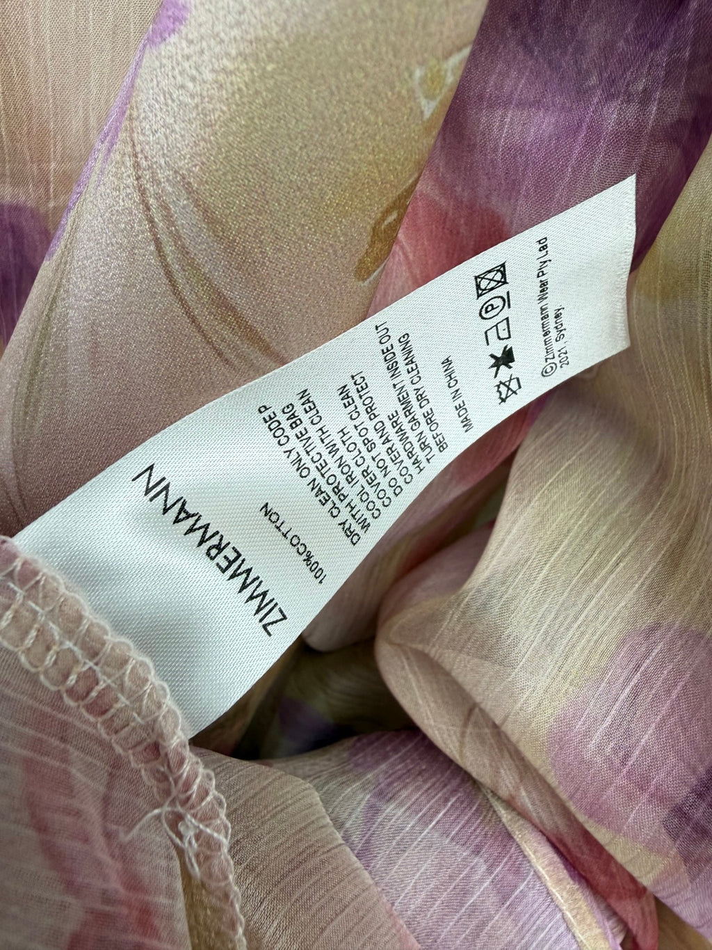 Floral Scarf-Belt Ruffle Maxi Dress - Pink Purple - View 26
