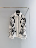 Chain Print Silk Blouse - View 1