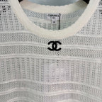 Striped Knit Short-Sleeve Top - View 6
