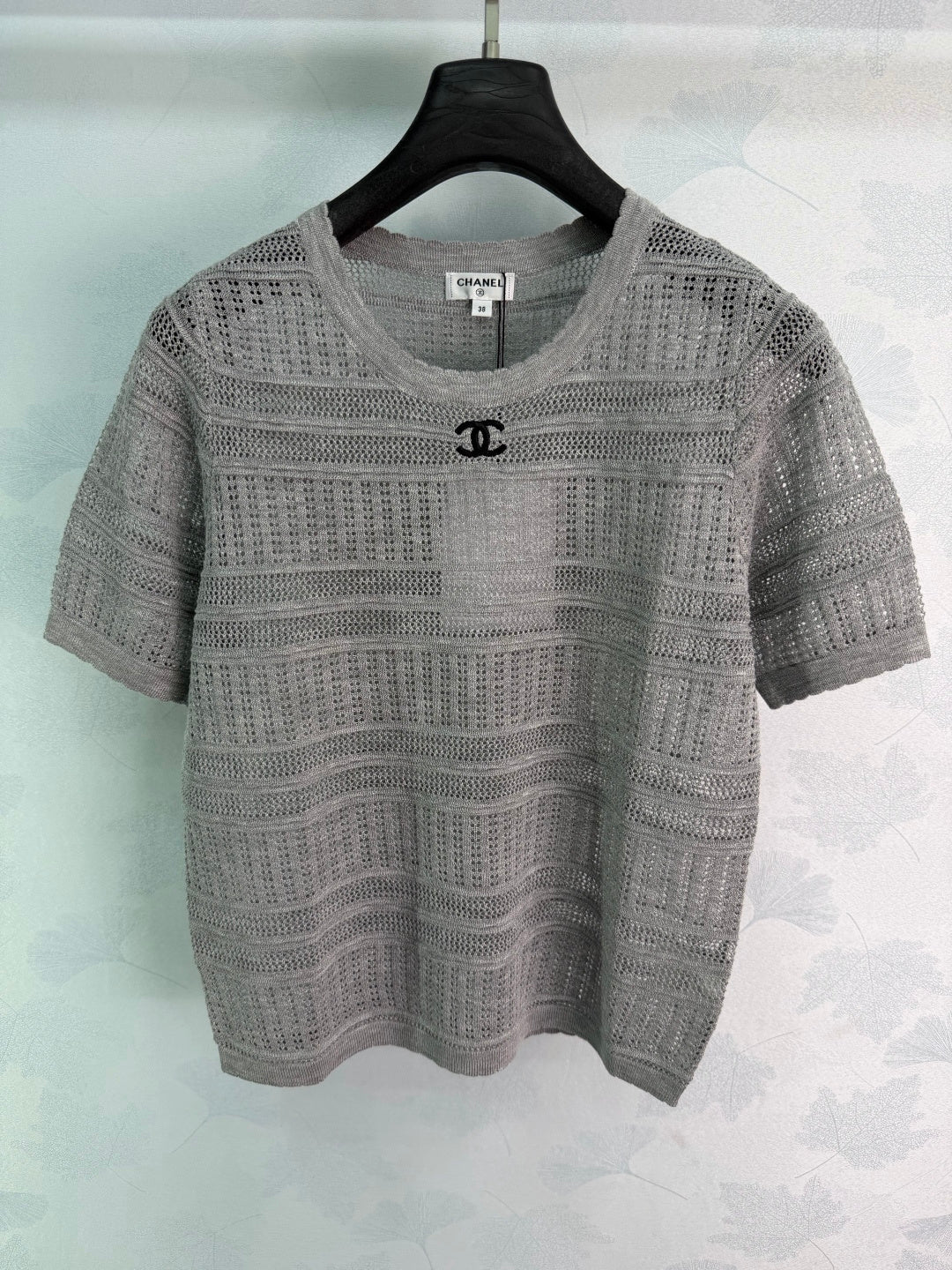 Striped Knit Short-Sleeve Top - View 2