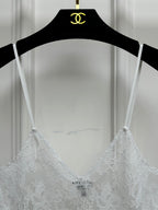 Lace Camisole Top - White - View 2