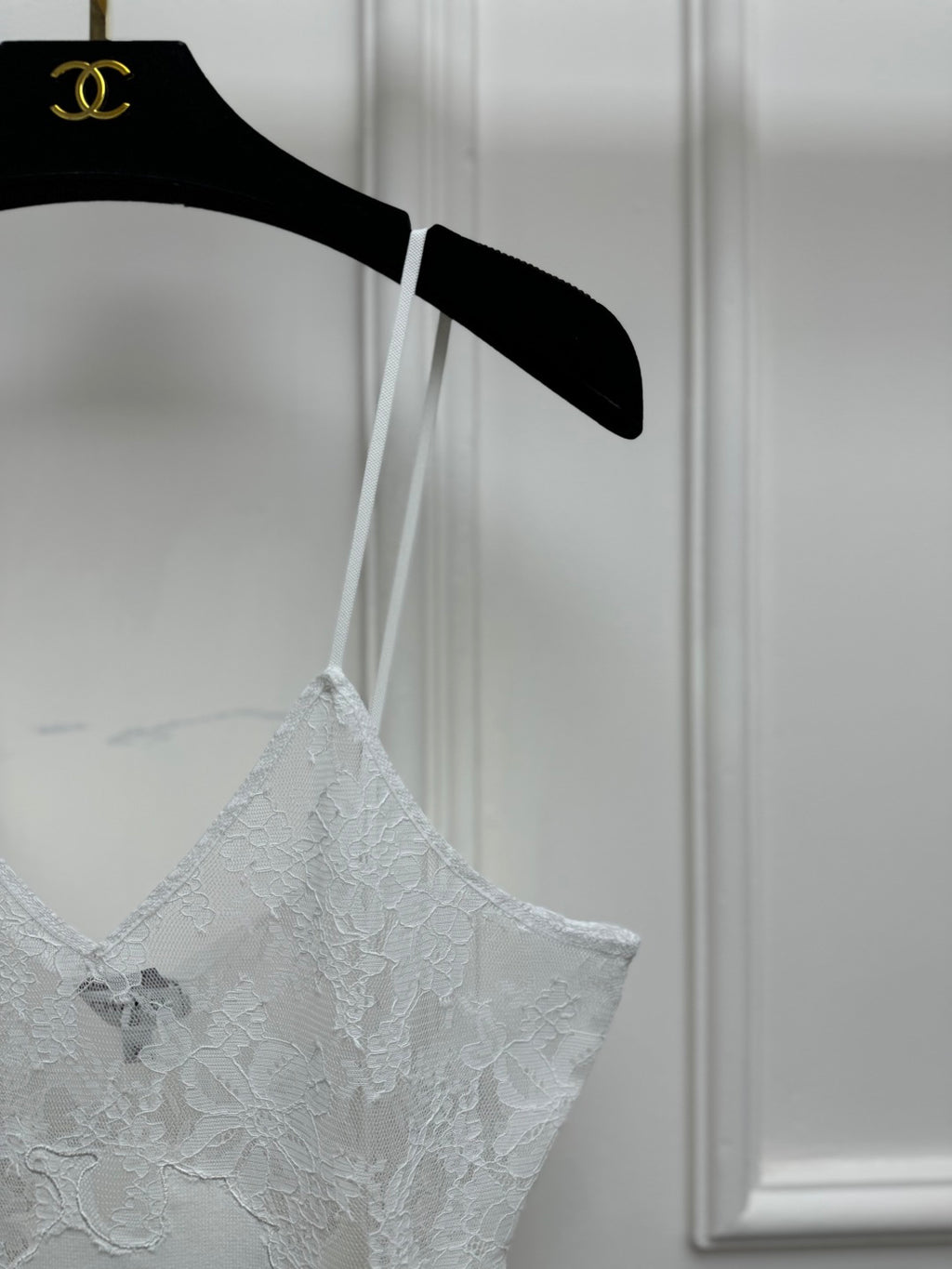 Lace Camisole Top - White - View 3
