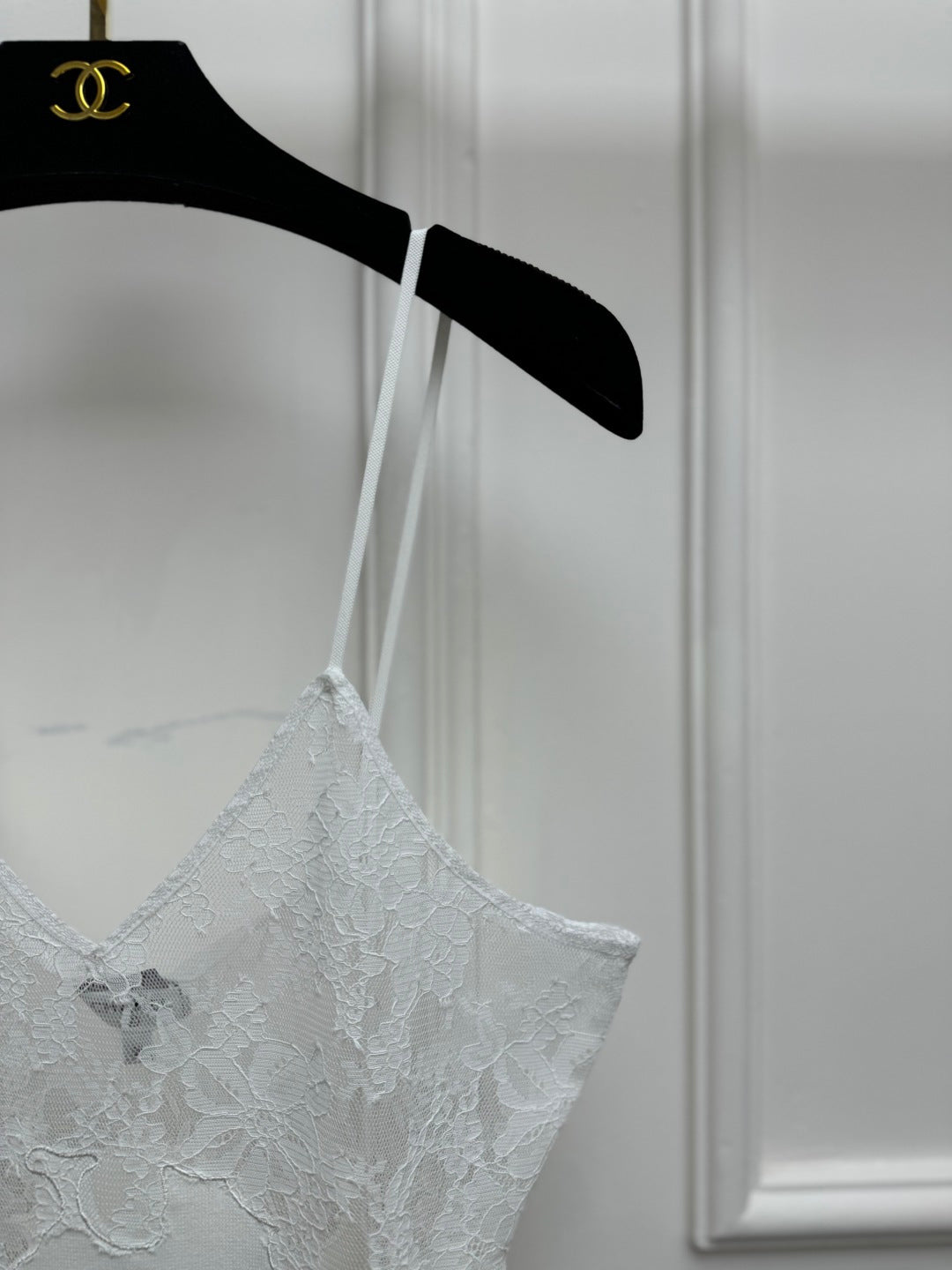 Lace Camisole Top - White - View 3