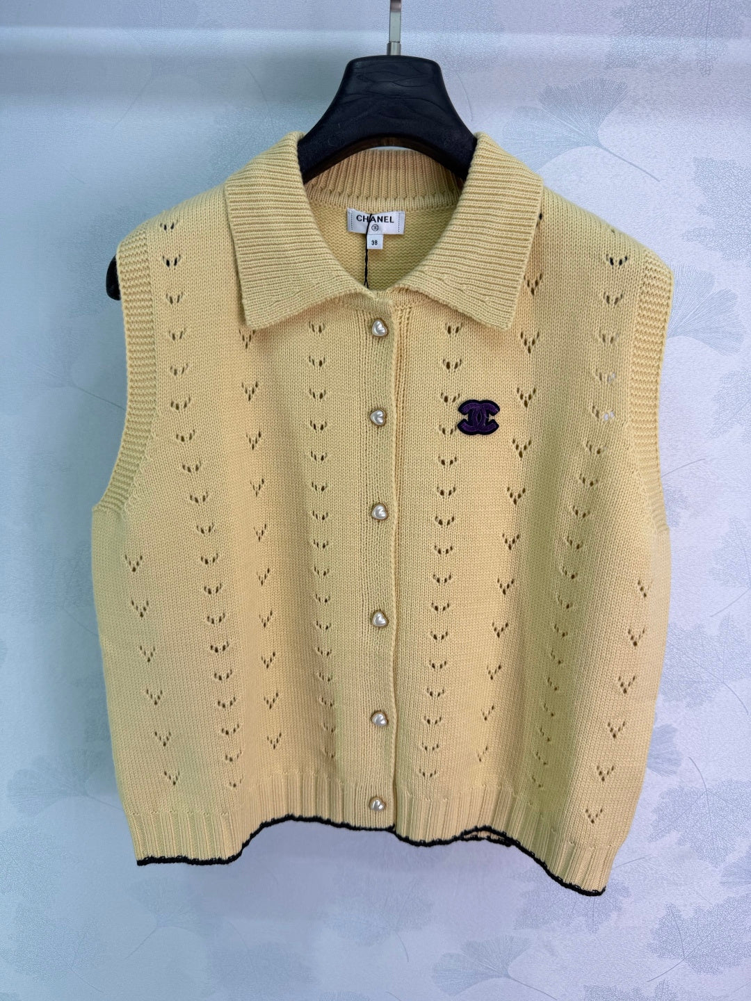 Pointelle Knit Button Cardigan - View 2