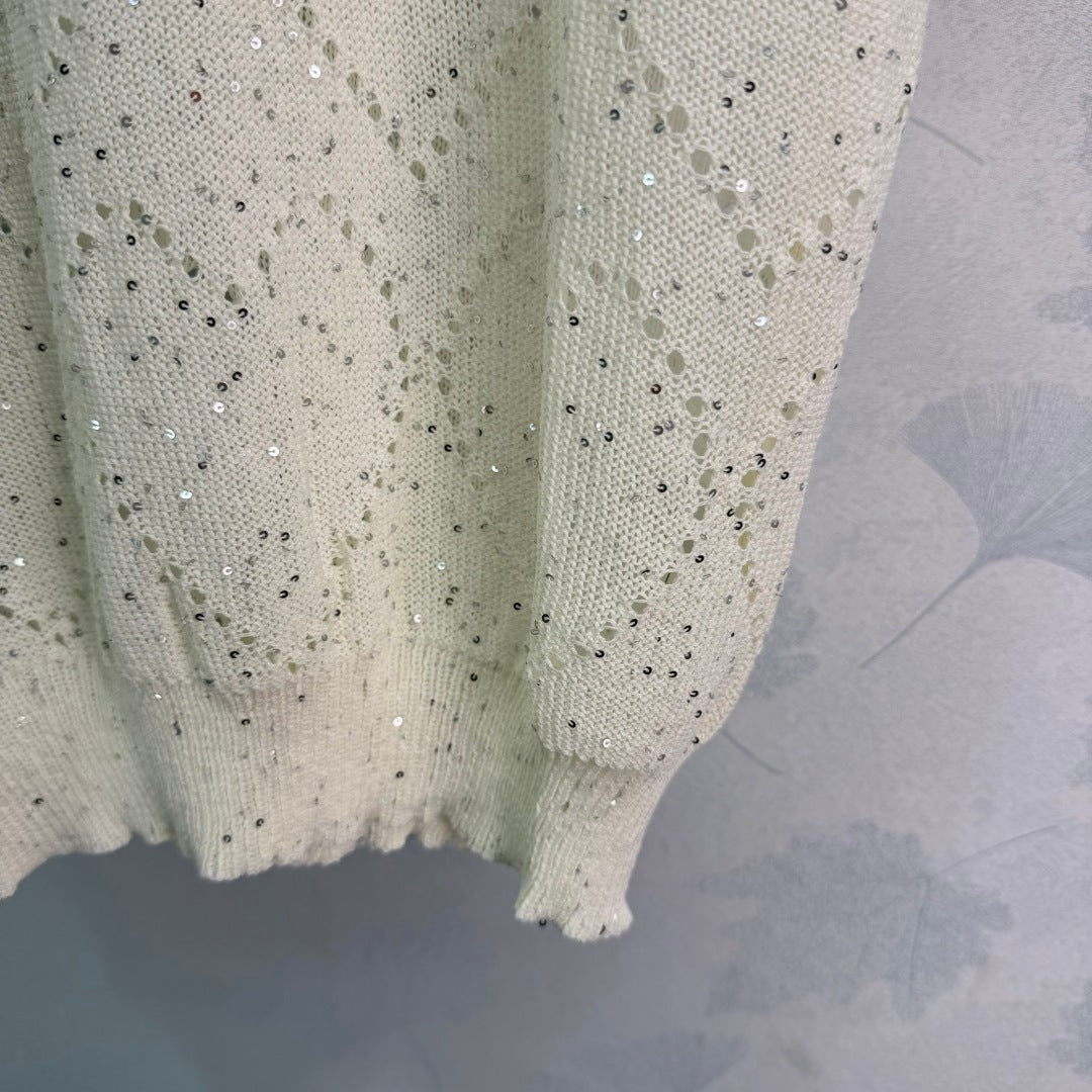 Textured Knit Short-Sleeve Top - View 7