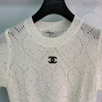 Textured Knit Short-Sleeve Top - View 2