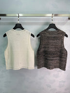 Textured Knit Vest - View 9