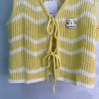 Striped Knit Vest - View 7