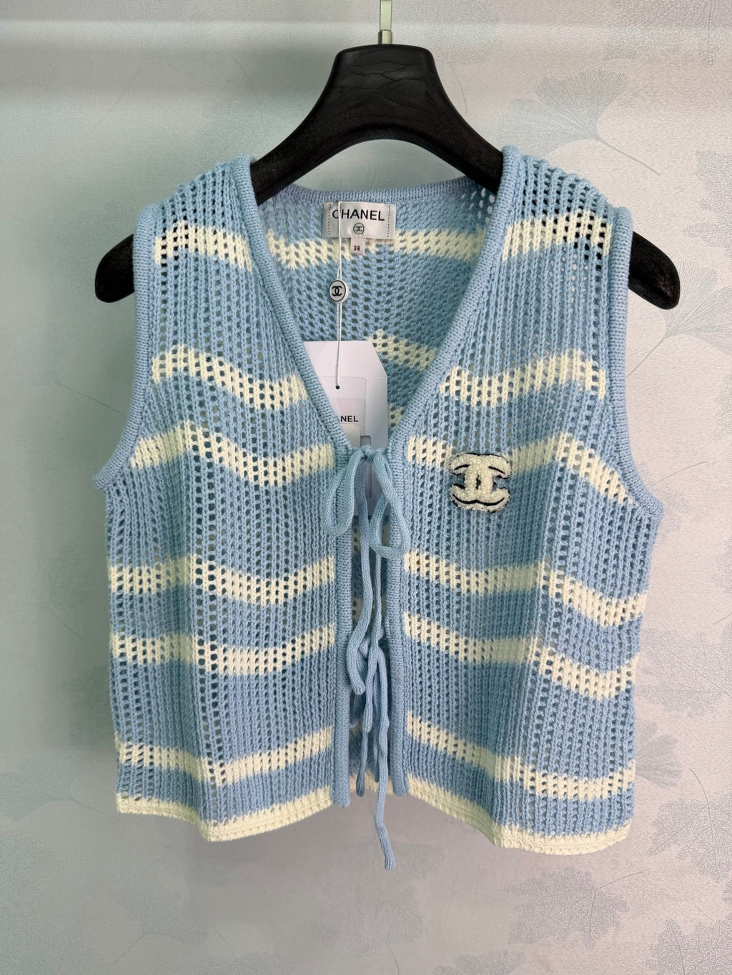 Striped Knit Vest - View 3