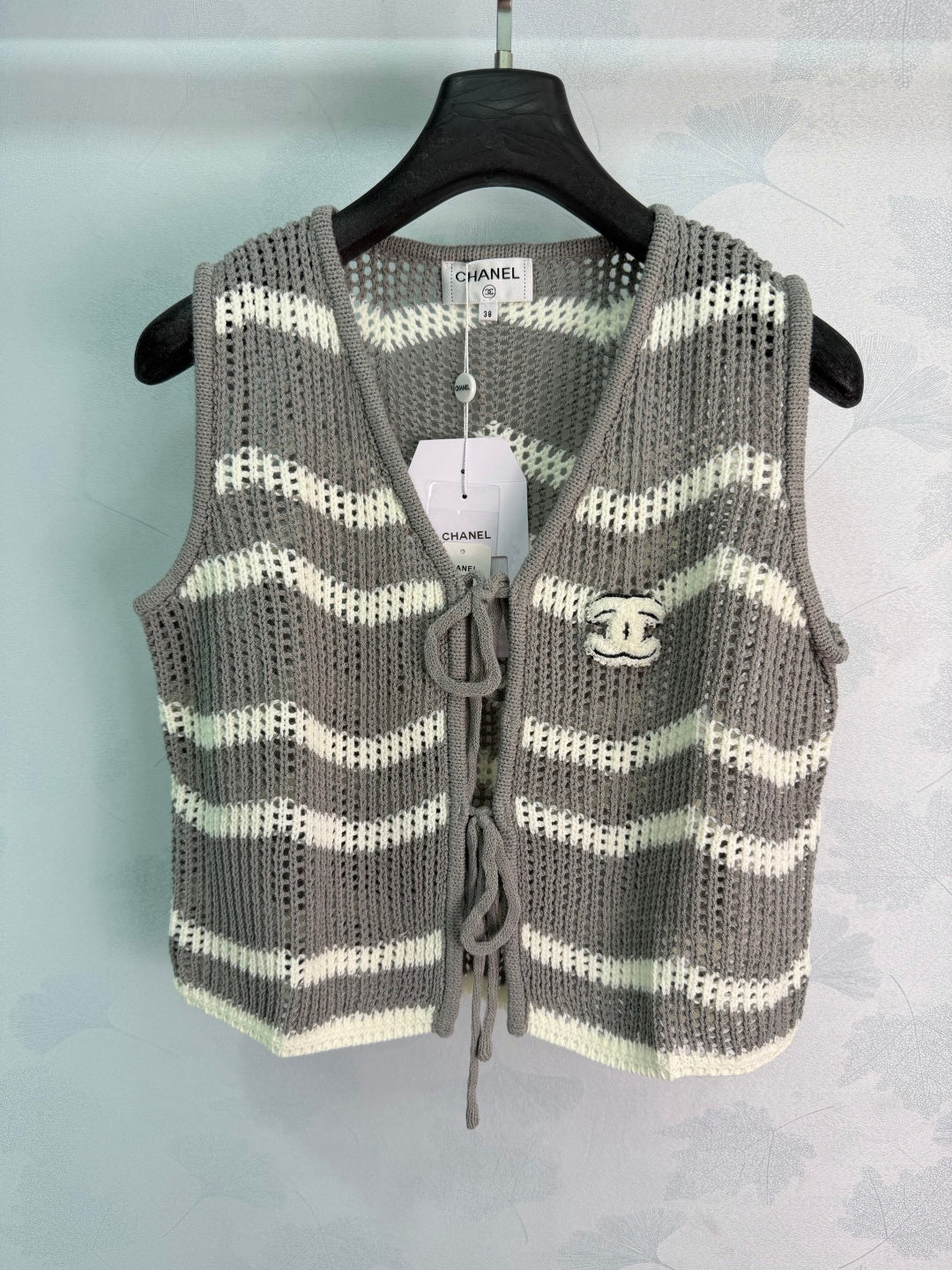 Striped Knit Vest - View 2