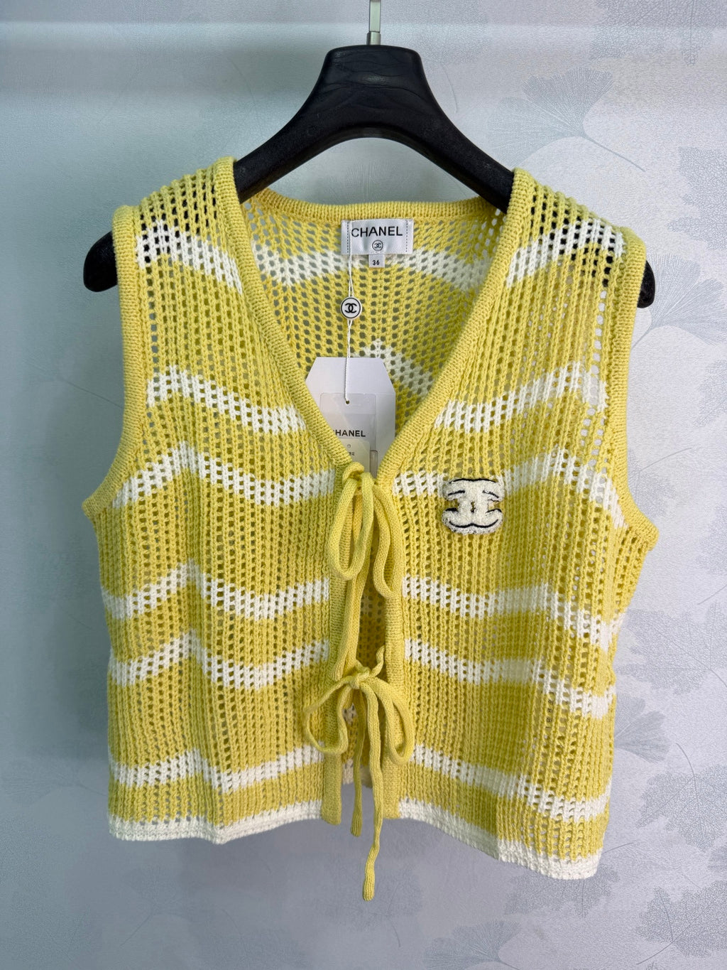 Striped Knit Vest - View 4