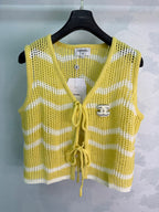 Striped Knit Vest - View 4